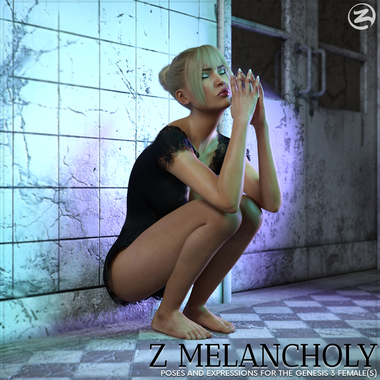 Z Melancholy - Poses and Expressions for the Genesis 3 Female(s)