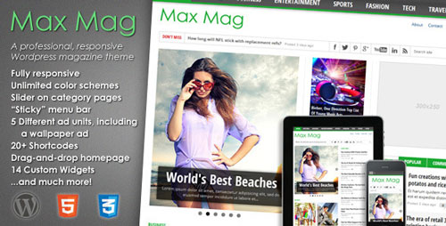 Nulled ThemeForest - Max Mag v2.8.0 - Responsive WordPress Magazine Theme