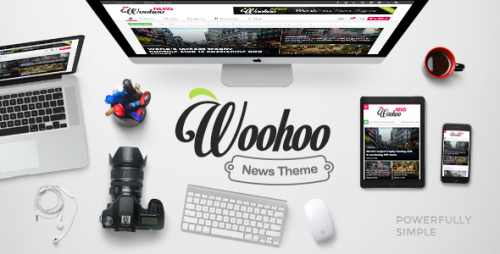 NULLED Woohoo v1.4.3 - Modish News, Magazine and Blog Theme product logo
