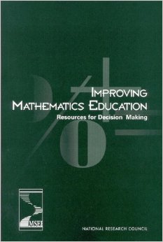 Improving Mathematics Education Resources for Decision Making