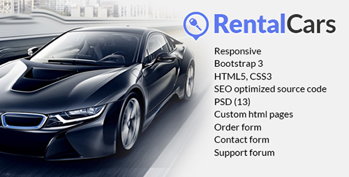 ThemeForest - Rental Cars v1.0.0 - Car Rental HTML Website Template (Update: 30 May 17) - 19932170