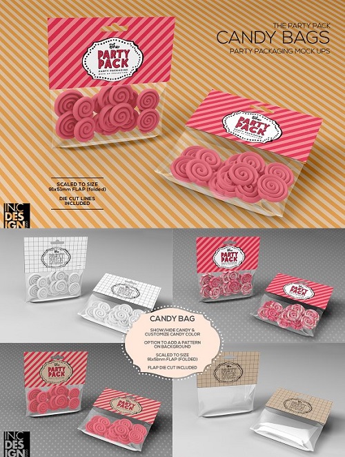 Candy Bags MockUp