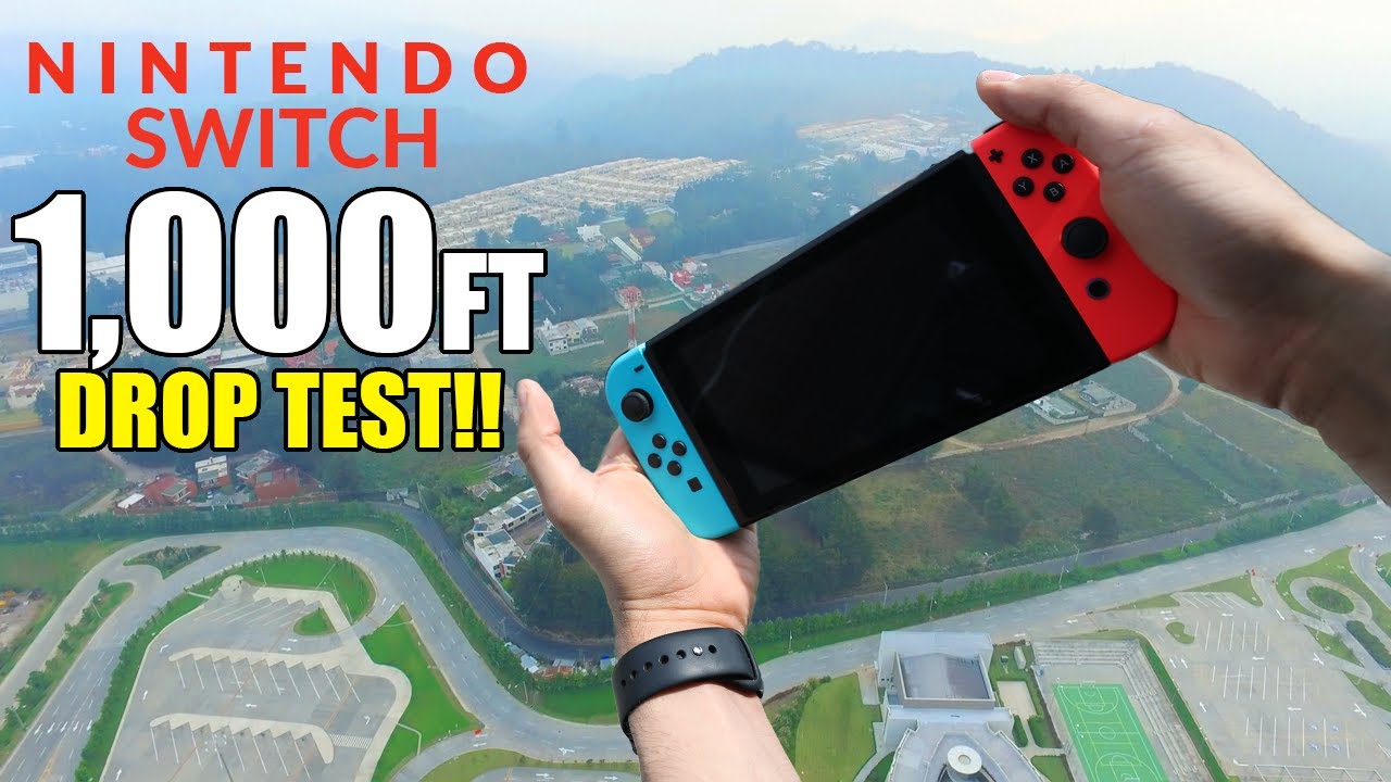 #видео | Консоль Nintendo Switch пережила падение с 300 метров