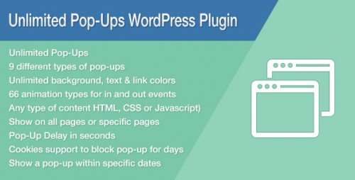 [NULLED] Unlimited Pop-Ups WordPress Plugin v1.4.5 logo