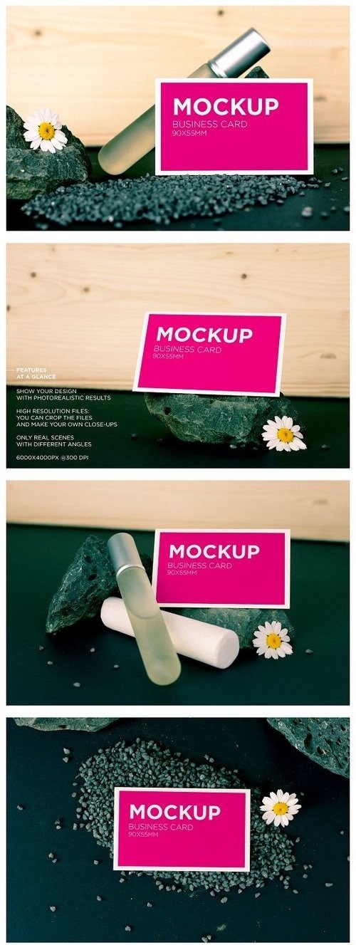 Beauty Business Card Mockup