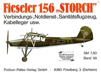 Fieseler 156 "Storch" (Waffen-Arsenal 59)