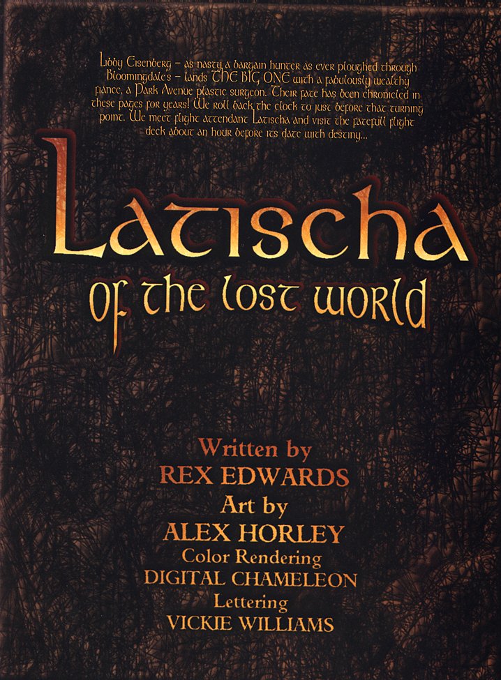 ALEX HORLEY - ART AND COMIC LATISCHA OF THE LOST WORLD