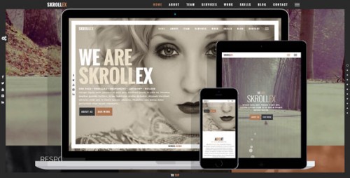 Nulled Skrollex 1.4.5 - Creative One Page Parallax file