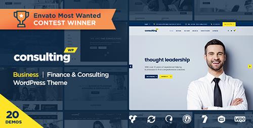 ThemeForest - Consulting v3.7.3 - Business, Finance WordPress Theme - 14740561 - NULLED