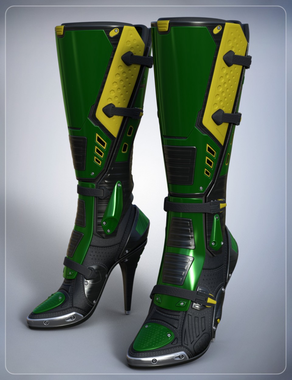 Sci Fi Boots for Genesis 3 Female(s)