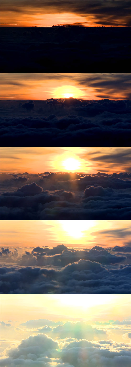 Above The Clouds Sunrise Timelapse