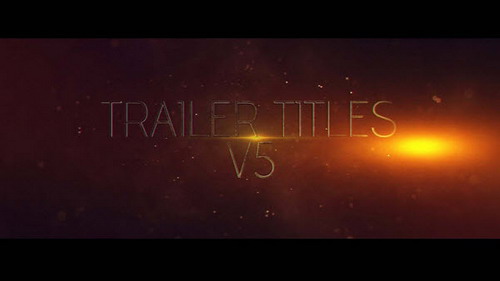 Trailer Titles v5 - After Effects Template