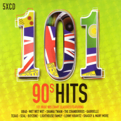 101 90s Hits. 5CD (2017) MP3