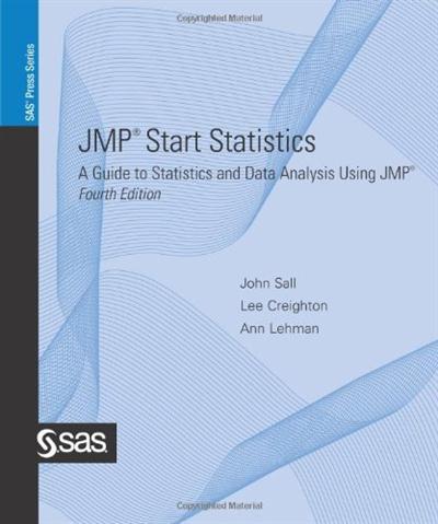 JMP Start Statistics A Guide to Statistics and Data Analysis Using JMP