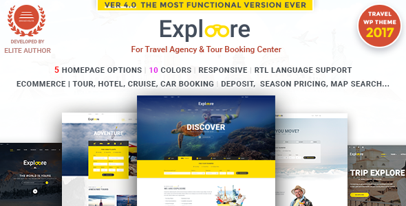 Nulled ThemeForest - EXPLOORE v3.1.0 - Tour Booking Travel WordPress Theme