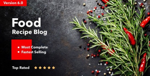 Nulled Neptune v6.1 - Theme for Food Recipe Bloggers & Chefs product