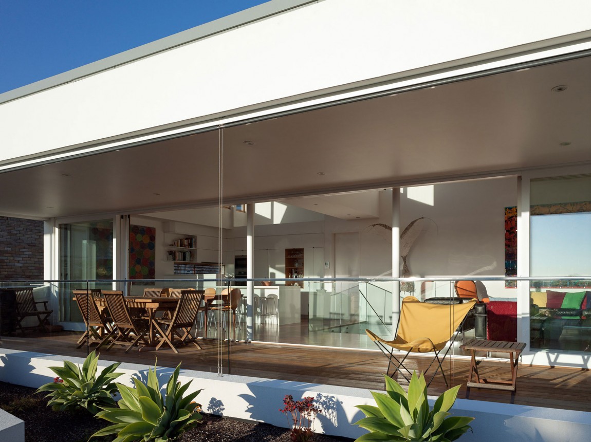 Коттедж с роскошным видом из окна — проект швейцарско-австралийской фирмы volpatohatz, гринвич, австралия