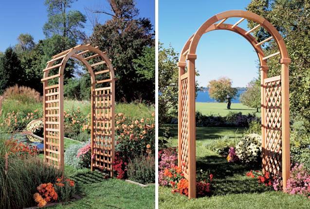 Деревянная садовая арка своими руками – пошаговый мастер-класс