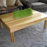 Зеленые столы или газон в интерьере