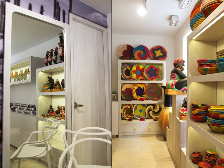 Симпатичный магазин интерьерных аксессуаров colombia artesanal store – уют в деталях от maam agency