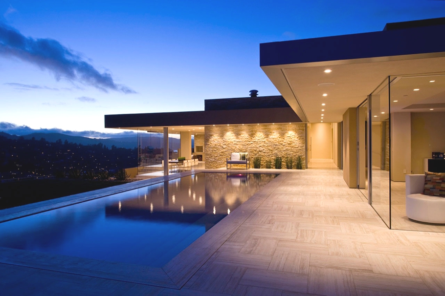 Роскошный дом с прекрасным видом для супружеской пары от swatt miers architects, калифорния, сша