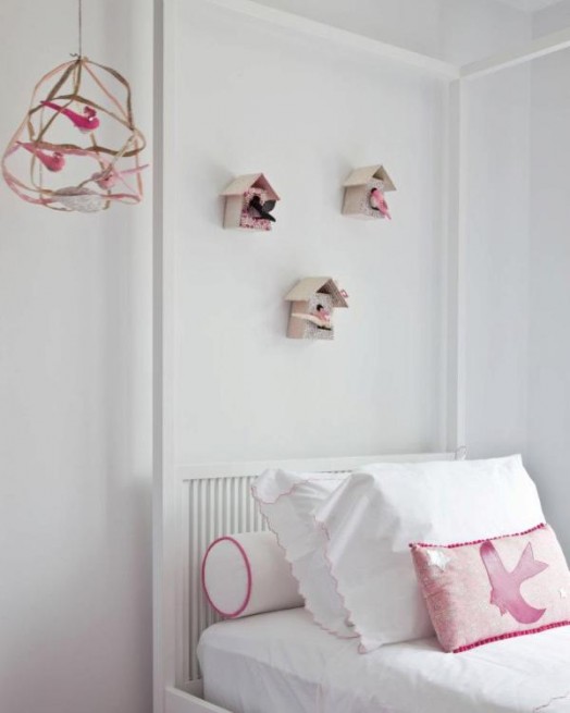 Роскошный дизайн интерьера розовой спальни для девочки в богемном стиле — трогательный детский гламур