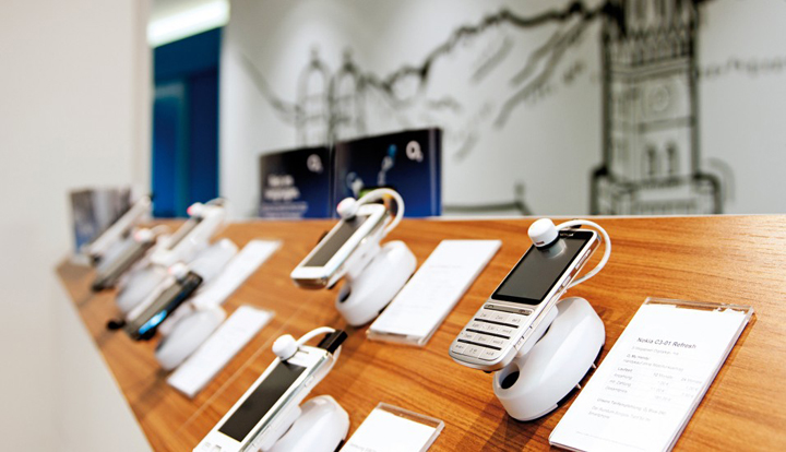 Дизайн магазина телефонов o2 marketplace в мюнхене: глоток свежего кислорода!