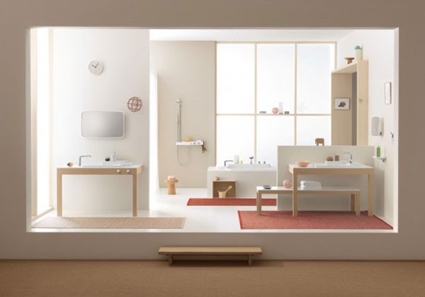 Дизайнерская чета bouroullec представляет — гибкая коллекция для ванной комнаты с французским шармом