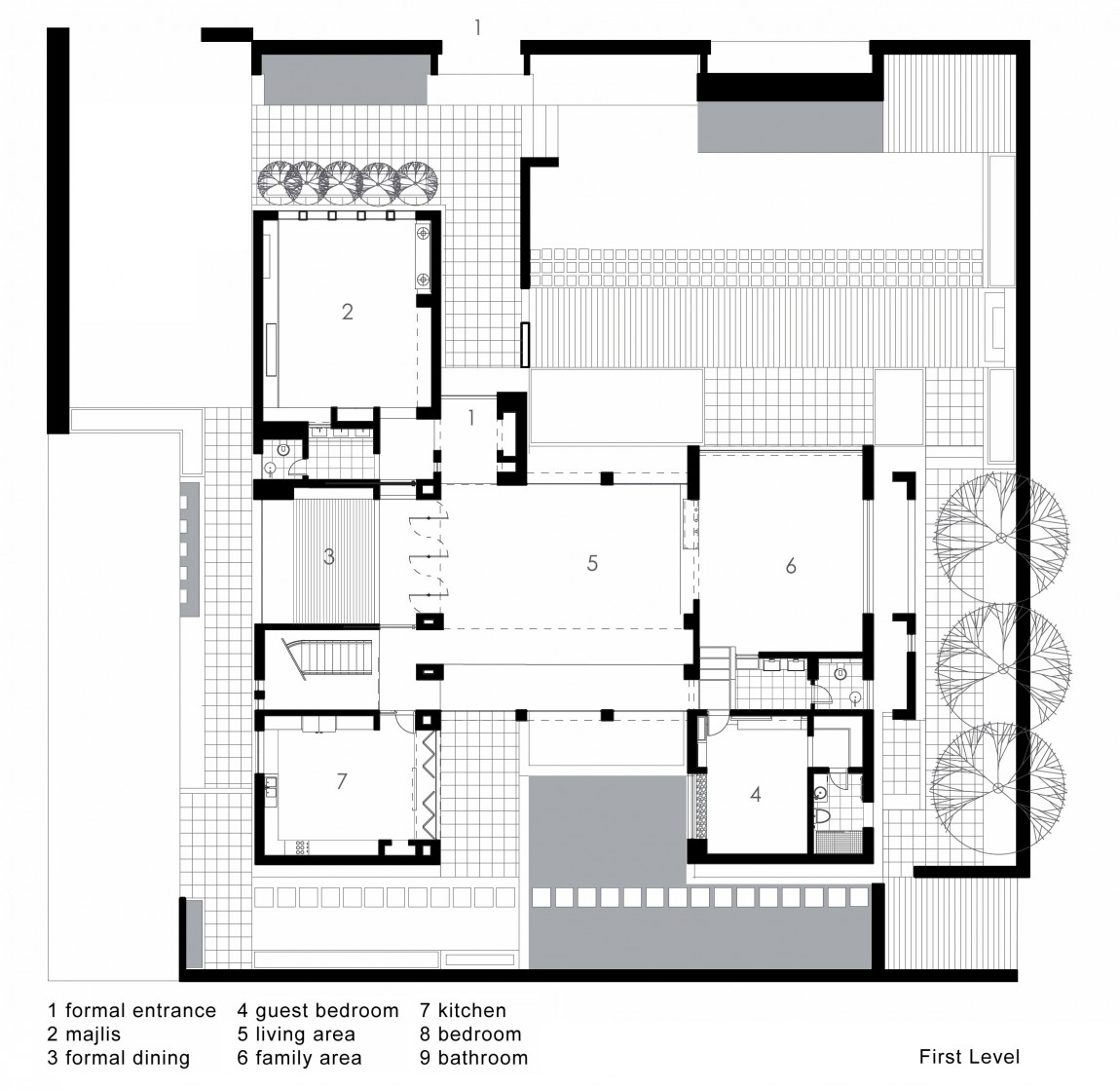 Лаконичный кубизм – это не всегда скучно: концептуальная частная вилла от naga architects в дубае, оаэ