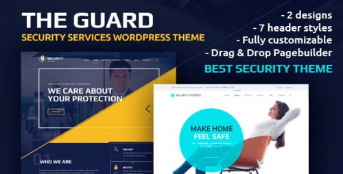 Nulled The Guard v1.6.1 - Security Company WordPress Theme cover