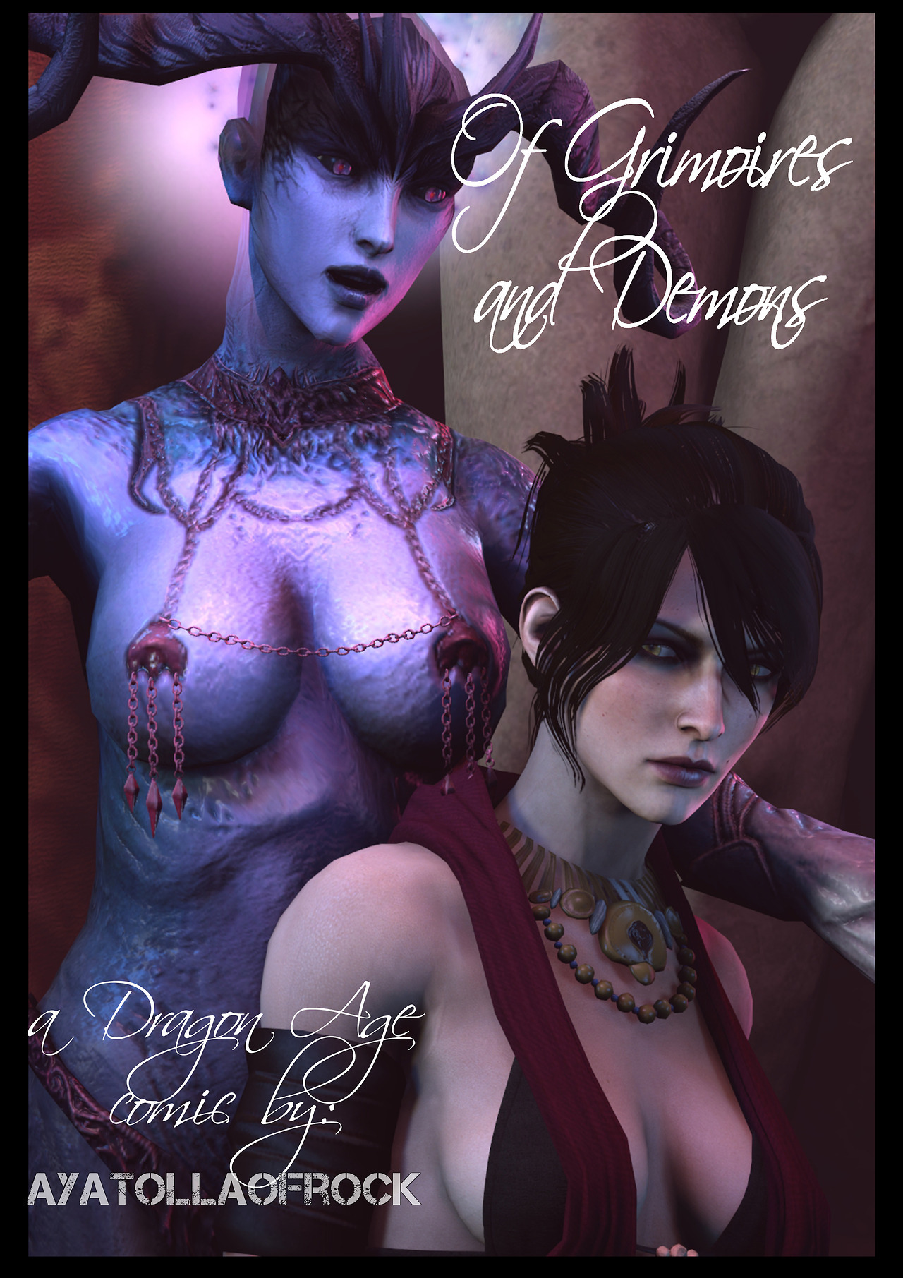 AyatollaOfRock - Of Grimoires and Demons - Dragon Age 3d sex comic