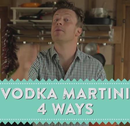 Джейми Оливер - Коктейль "Водка Мартини" - 4 варианта  / Jamie Oliver's Food Tube  (2014) HDTVRip