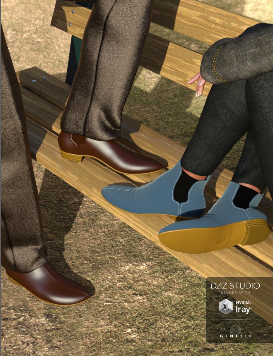 Chelsea Boots for Genesis 3 Male(s) and Female(s)