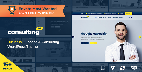 Nulled ThemeForest - Consulting v3.7.4 - Business, Finance WordPress Theme