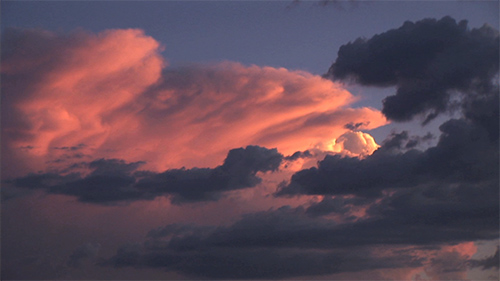 Sunset clouds HD video