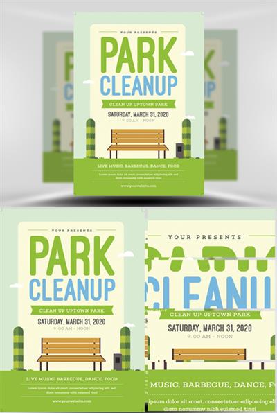 Flyer Template - Park Clean up