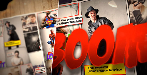 Comic Book Template - Project for After Effects (Videohive) 