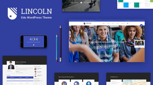 Download Nulled Lincoln v4.1.6 - Education Material Design WordPress Theme file
