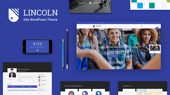 Nulled ThemeForest - Lincoln v4.1.6 - Education Material Design WordPress Theme