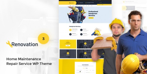 Download Nulled Renovation v3.0.1 - Home Maintenance, Repair Service Theme snapshot