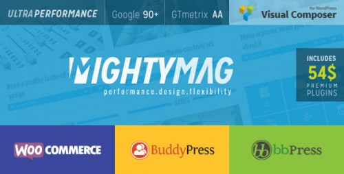 NULLED MightyMag v2.1 - Magazine, Shop, Community WP Theme picture