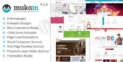NULLED Mukam v2.2.3 - Limitless Multipurpose WordPress Theme product