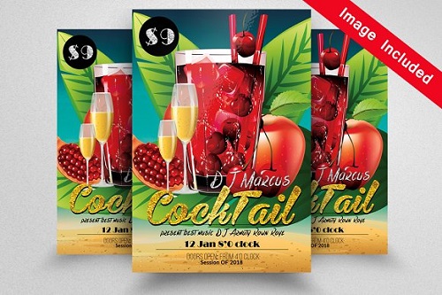Cocktail Party Flyer Template 1604910