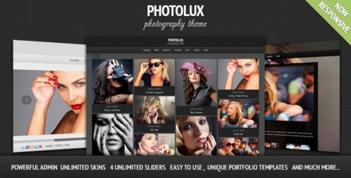 Download Nulled Photolux v2.3.6 - Photography Portfolio WordPress Theme  