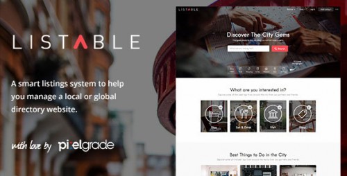 [GET] Nulled LISTABLE v1.8.9 - A Friendly Directory WordPress Theme  