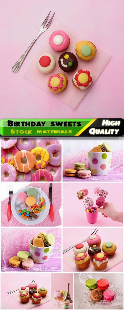Birthday sweets candy cake cupcake donut biscuit 10 HQ Jpg