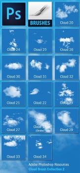 Cloud Photoshop Brushes Collection