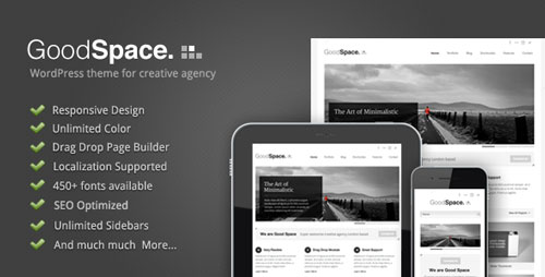 Download Nulled Good Space v1.14 - Responsive Minimal WP Theme  