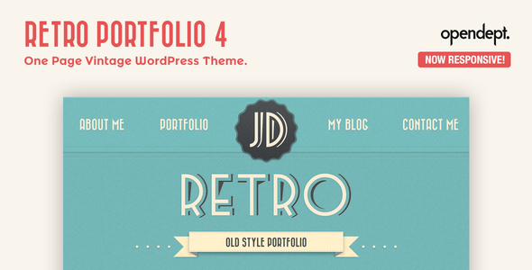 Nulled ThemeForest - Retro Portfolio v4.9.2 - One Page Vintage WordPress Theme