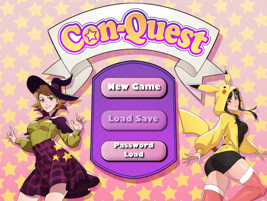 Con-Quest-Poke-Con [0.076] (Cuddle Pit Game) [In progress] [2017, Parody, Pokemon, Fighting Mechanics, Cosplay, Sex, Blowjob, 2D Art.] [eng]